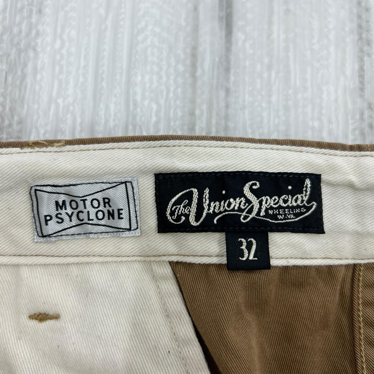 パンツ UNION SPECIAL OVERALLS ×MOTOR PSYCLONE 32