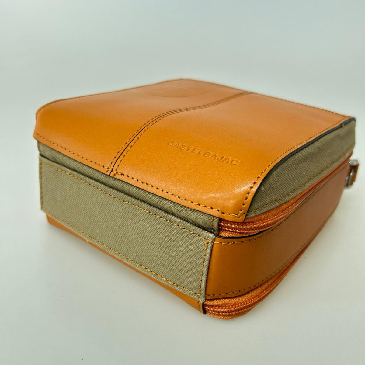 その他バッグ CASTELBAJAC レザーハンドバッグ オレンジ