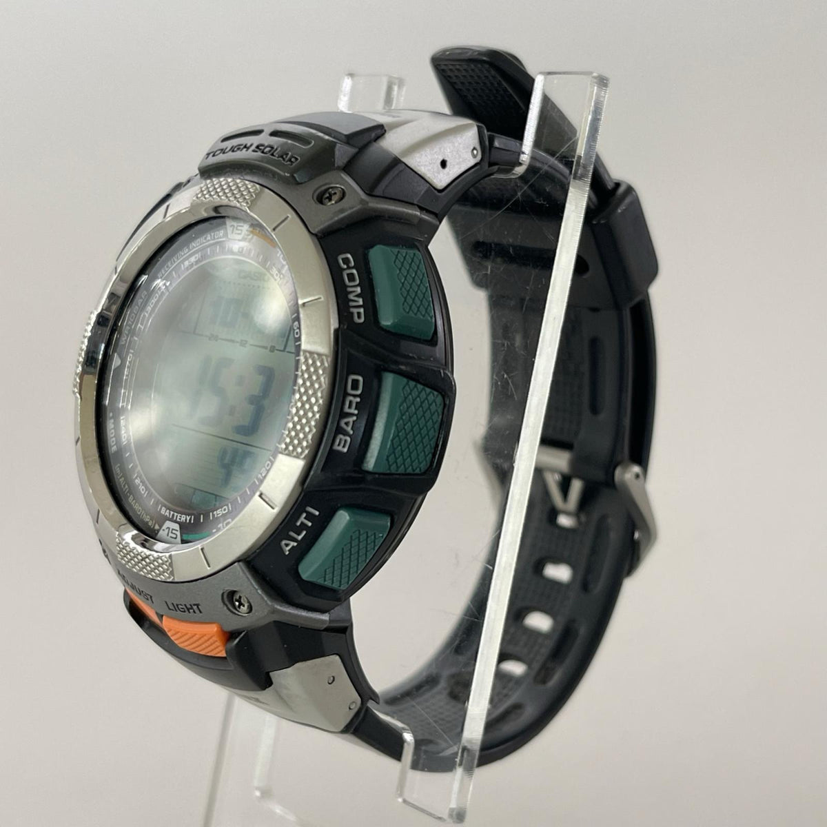 腕時計 PRW-1000J PRO TREK タフソーラー 電波時計 ブラック