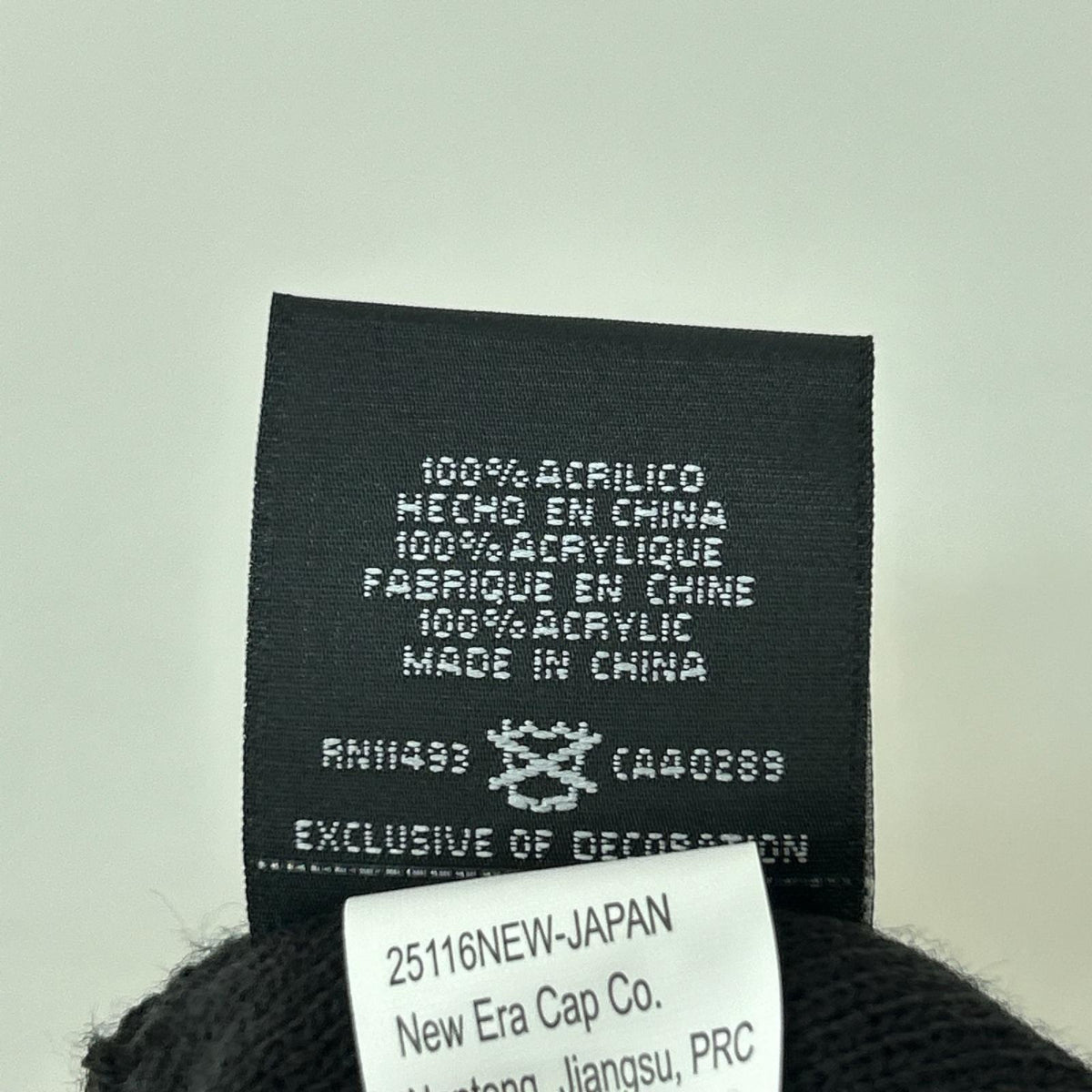 ニットキャップ 21SS ×NEW ERA Swarovski S LOGO Beanie ブラック