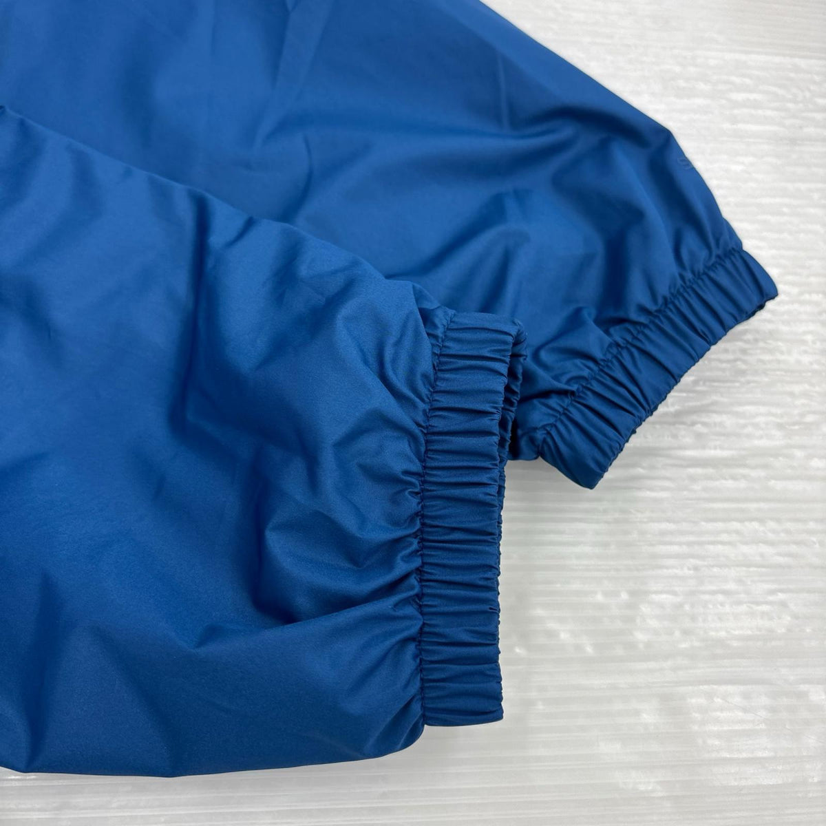 ジャケット ウィンドランナー ラインドジャケット 青白 (XL)