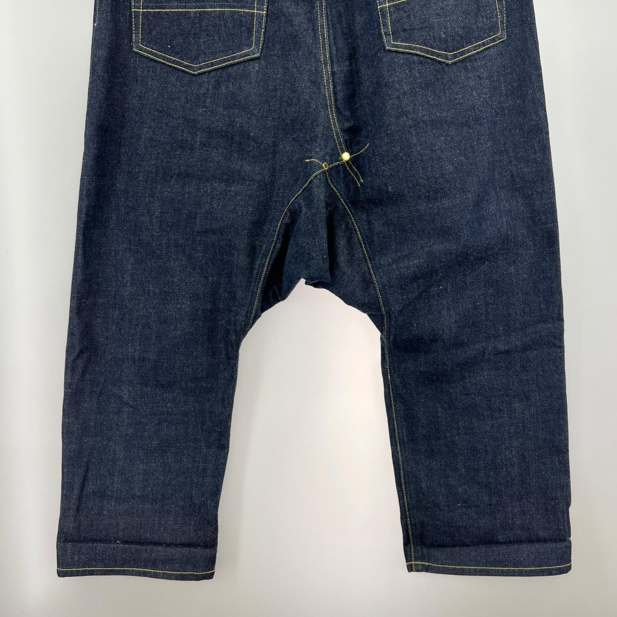 デニムパンツ FUMITO GANRYU 5 pocket sarrouel pants 3 ネイビー
