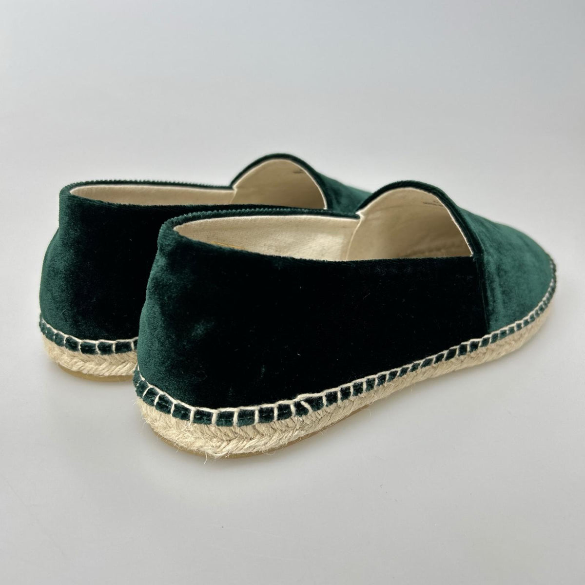 シューズ Made in Alicante VELVET ESPADRILLE グリーン