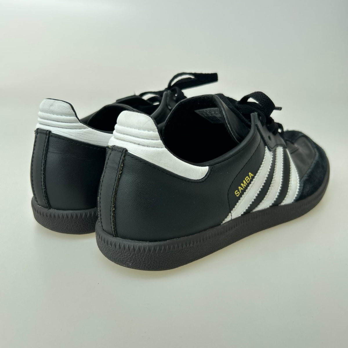 スニーカー Samba Leather (27.0cm) ブラック 27cm (US9 UK8 1/2 EU44) ブラック