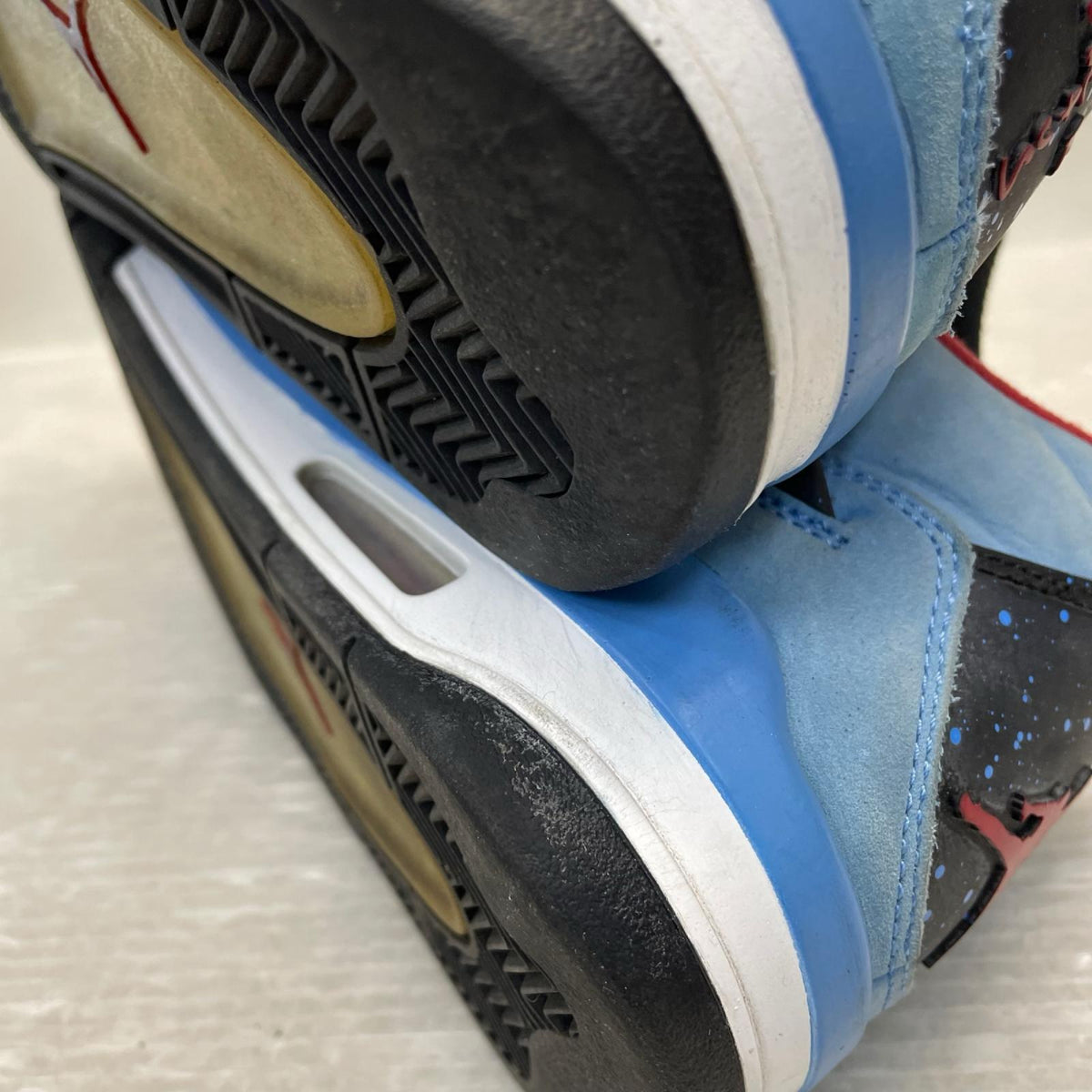 スニーカー NIKE Air Jordan 4 Retro Cactus Jack スニーカー 27cm (US9 UK8 1/2 EU44) ブルー