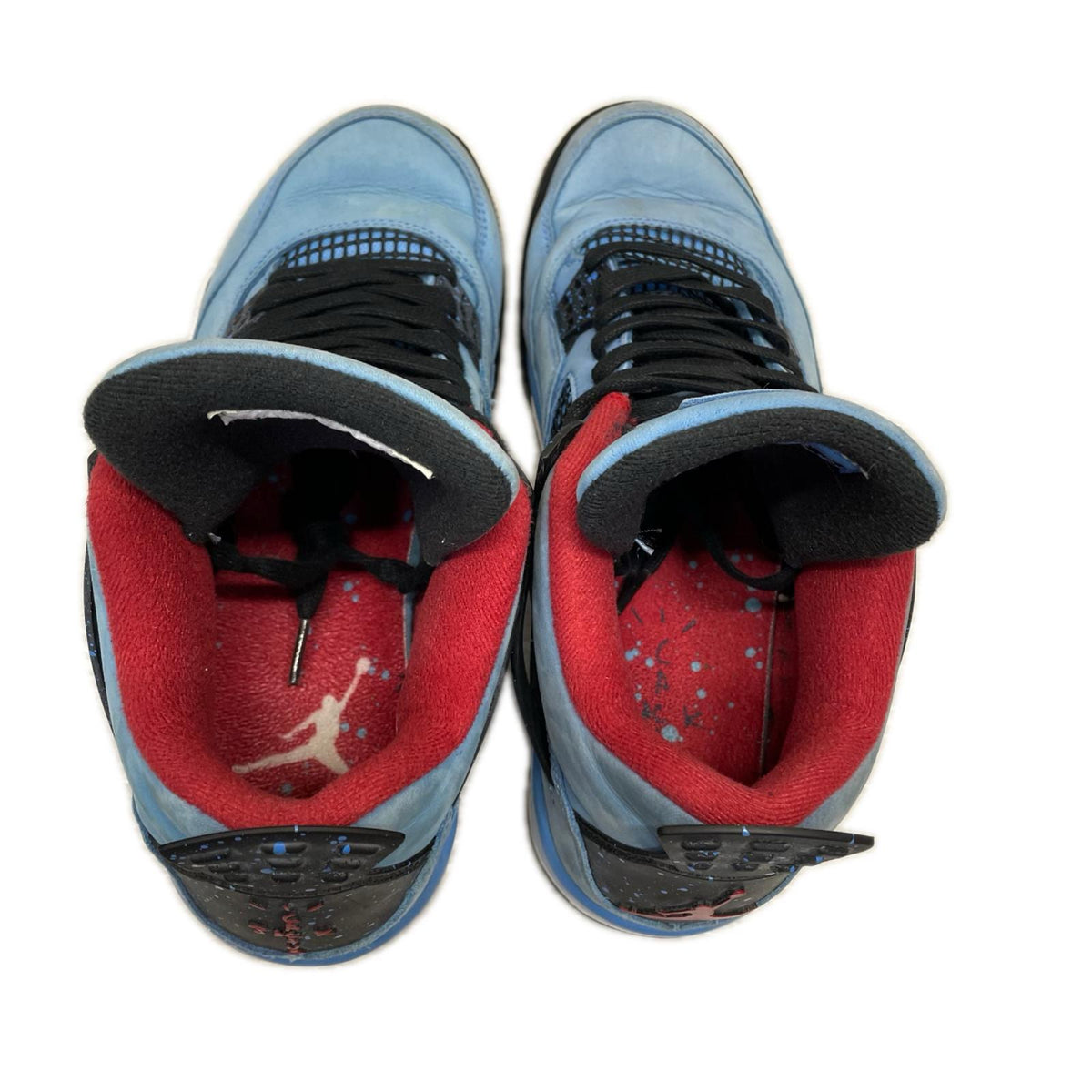 スニーカー NIKE Air Jordan 4 Retro Cactus Jack スニーカー 27cm (US9 UK8 1/2 EU44) ブルー