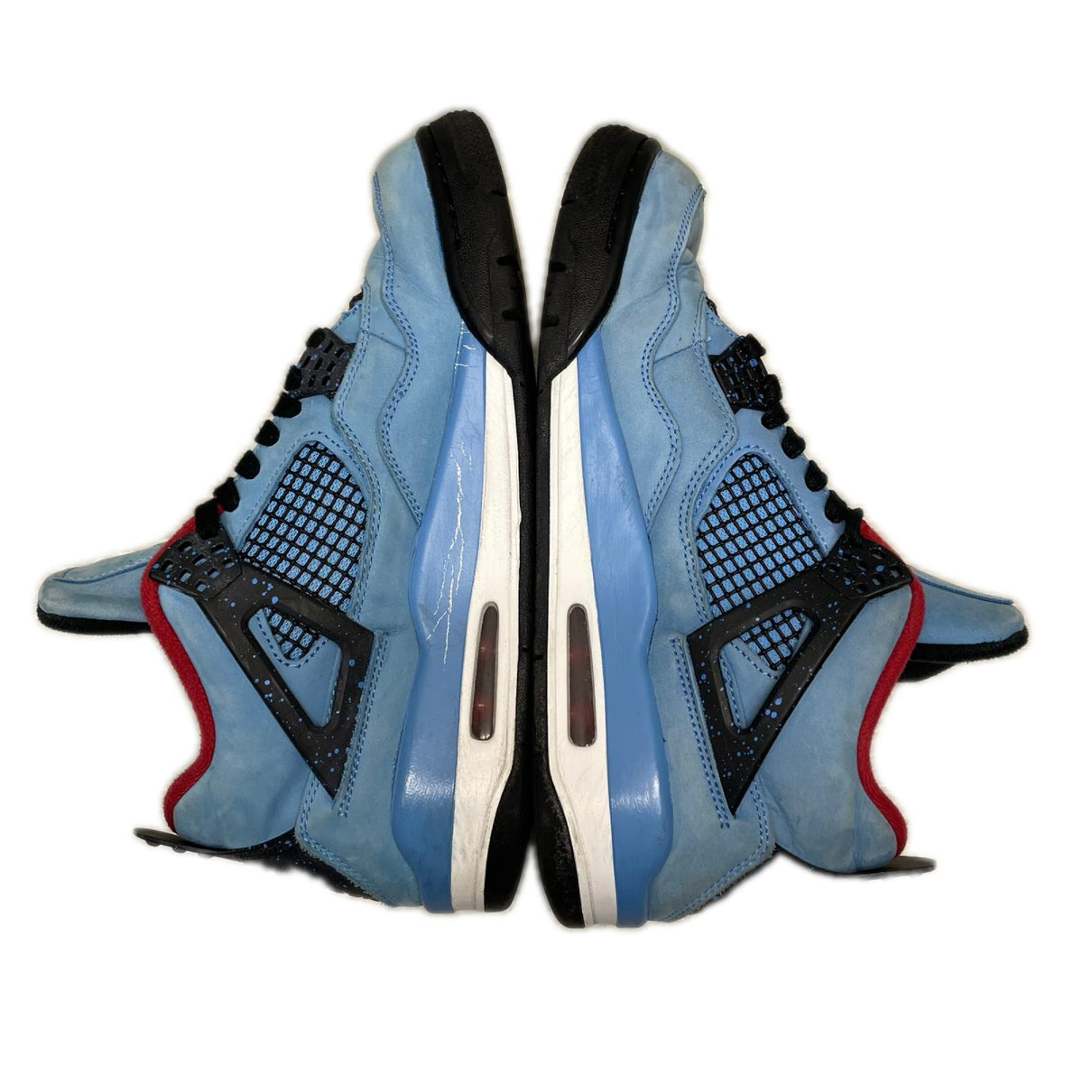 スニーカー NIKE Air Jordan 4 Retro Cactus Jack スニーカー 27cm (US9 UK8 1/2 EU44) ブルー
