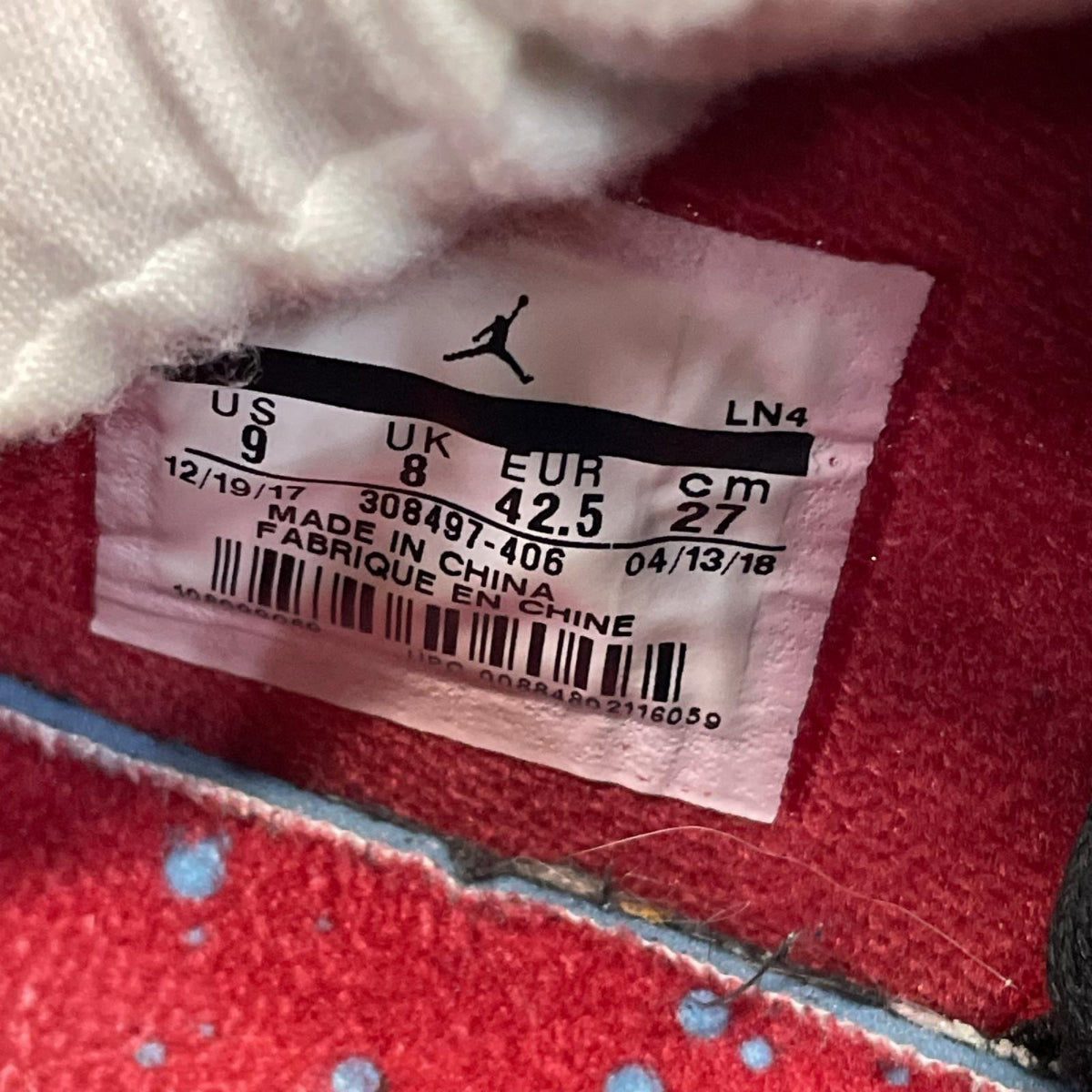 スニーカー NIKE Air Jordan 4 Retro Cactus Jack スニーカー 27cm (US9 UK8 1/2 EU44) ブルー