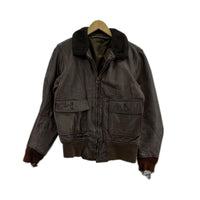 ブルゾン U.S.NAVY G-1 SCOVILL ZIP ブラウン