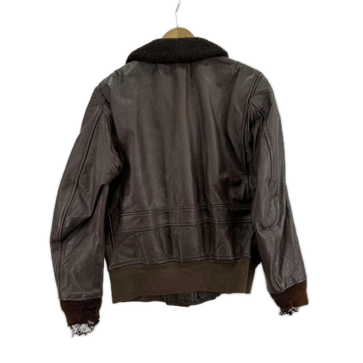 ブルゾン U.S.NAVY G-1 SCOVILL ZIP ブラウン