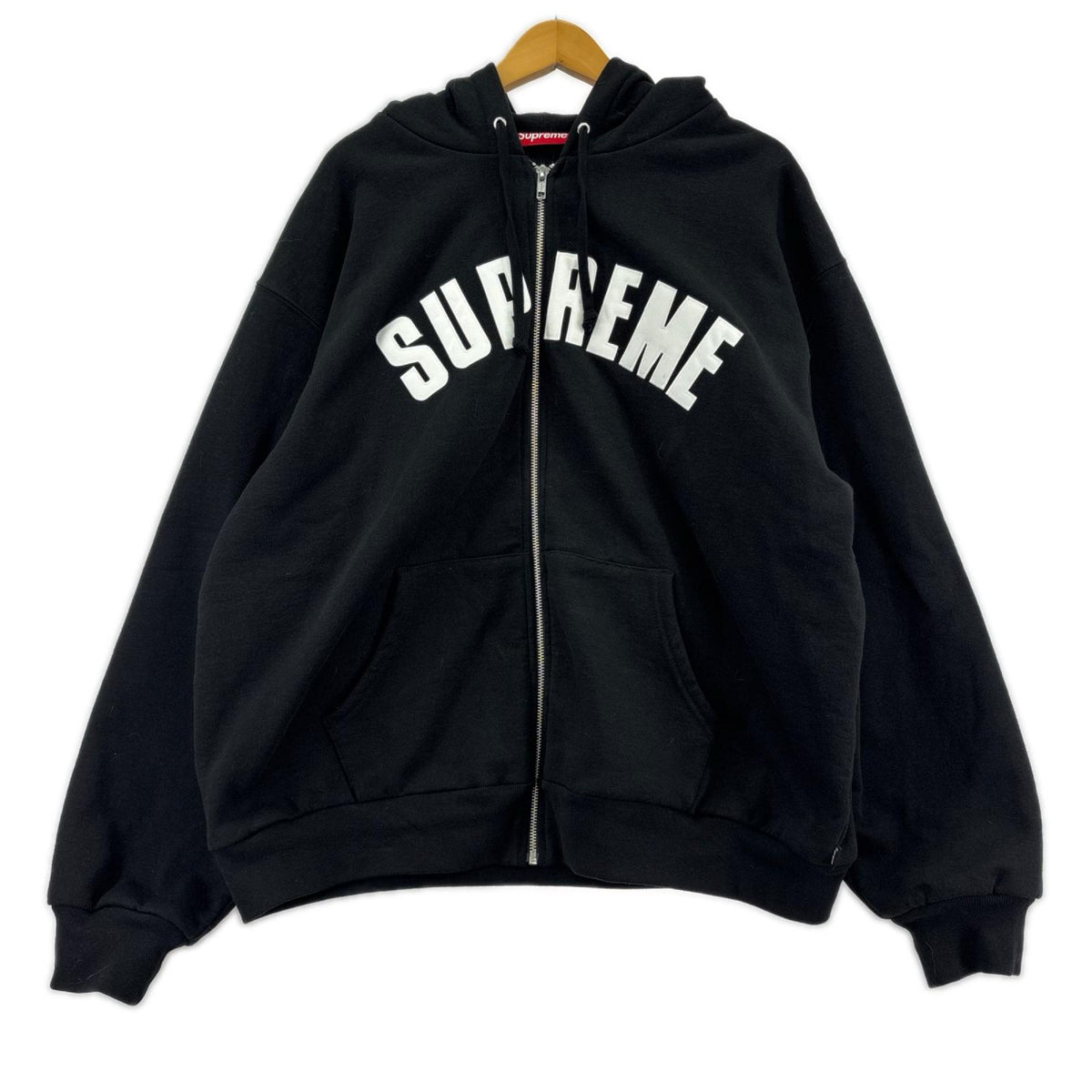 パーカー アーチロゴ サーマル ジップパーカー L 黒 24AW L ブラック