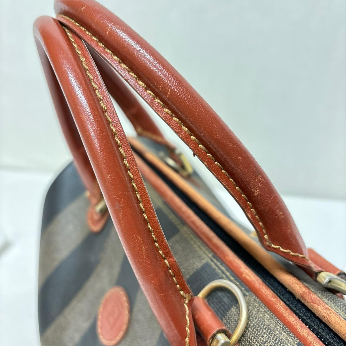 OLD FENDI/ペカン/ミニボストンバッグ/119 044980 029