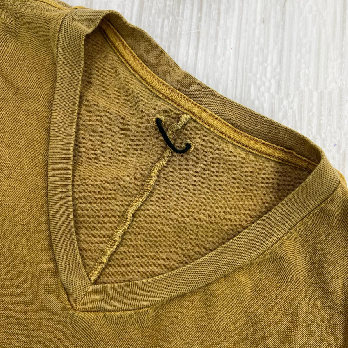 半袖Tシャツ STRUM Vネック ソフト天竺 S ブラウン