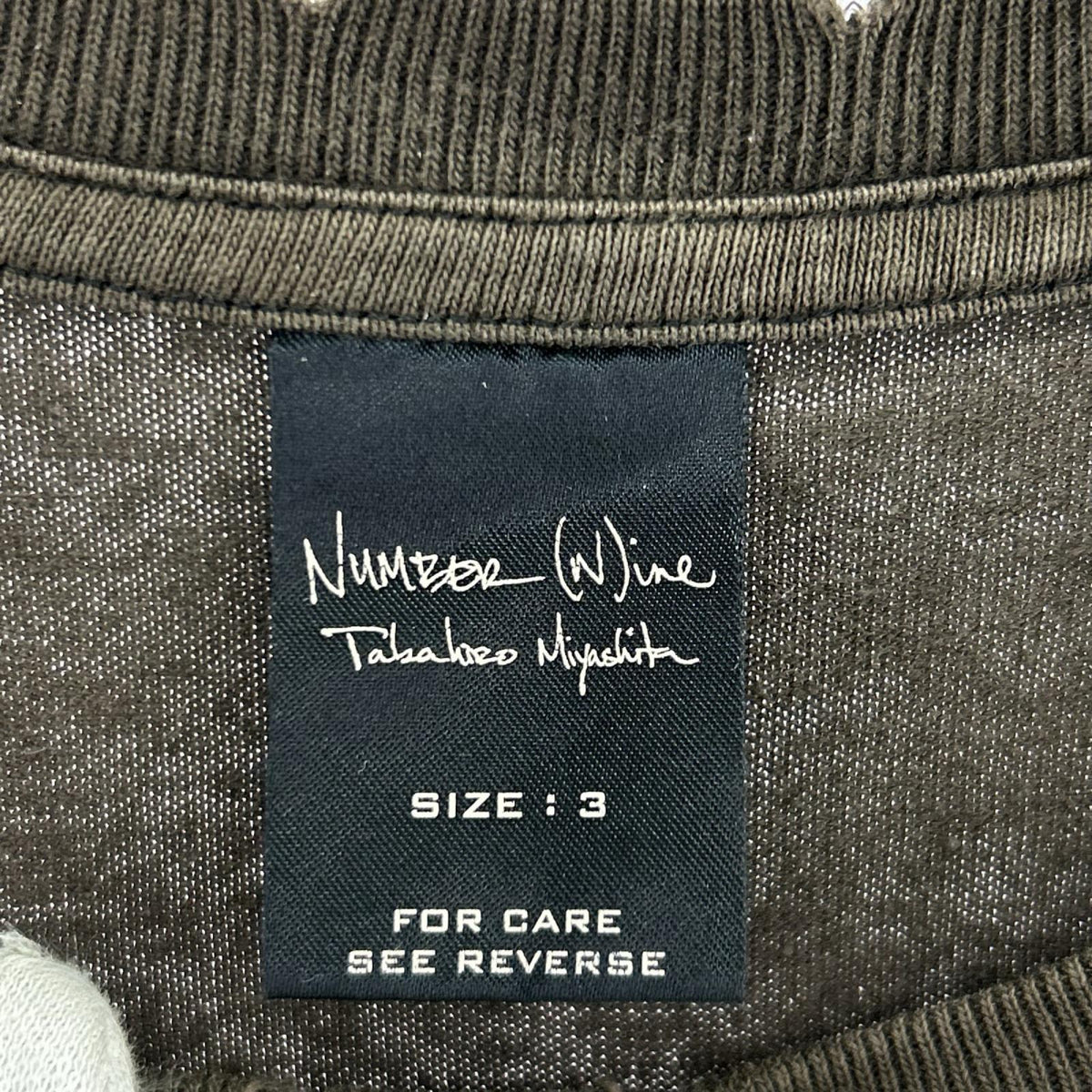 半袖Tシャツ 04AW Give期 反戦Tee (3) 黒 3 ブラウン