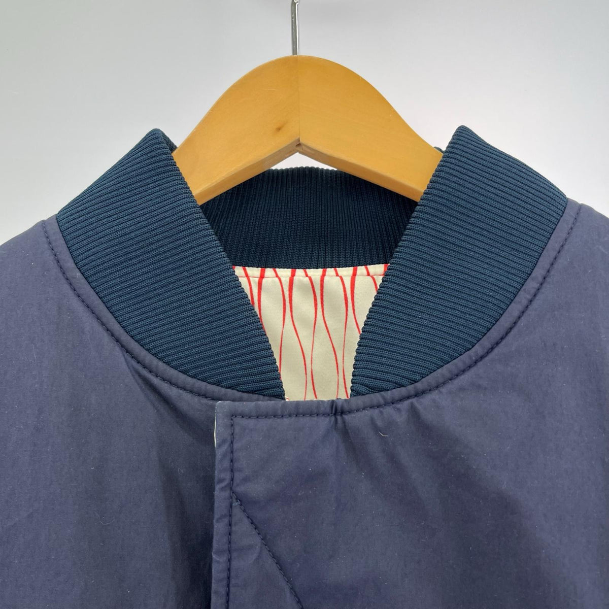 ブルゾン 刺繍ロゴ (XL) ネイビー
