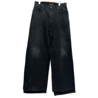 DOUBLE FRONT WIDE LEG JEANS/サイズS/767979/2023AW