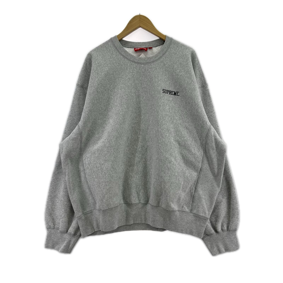 スウェット 26SS washed crewneck グレー