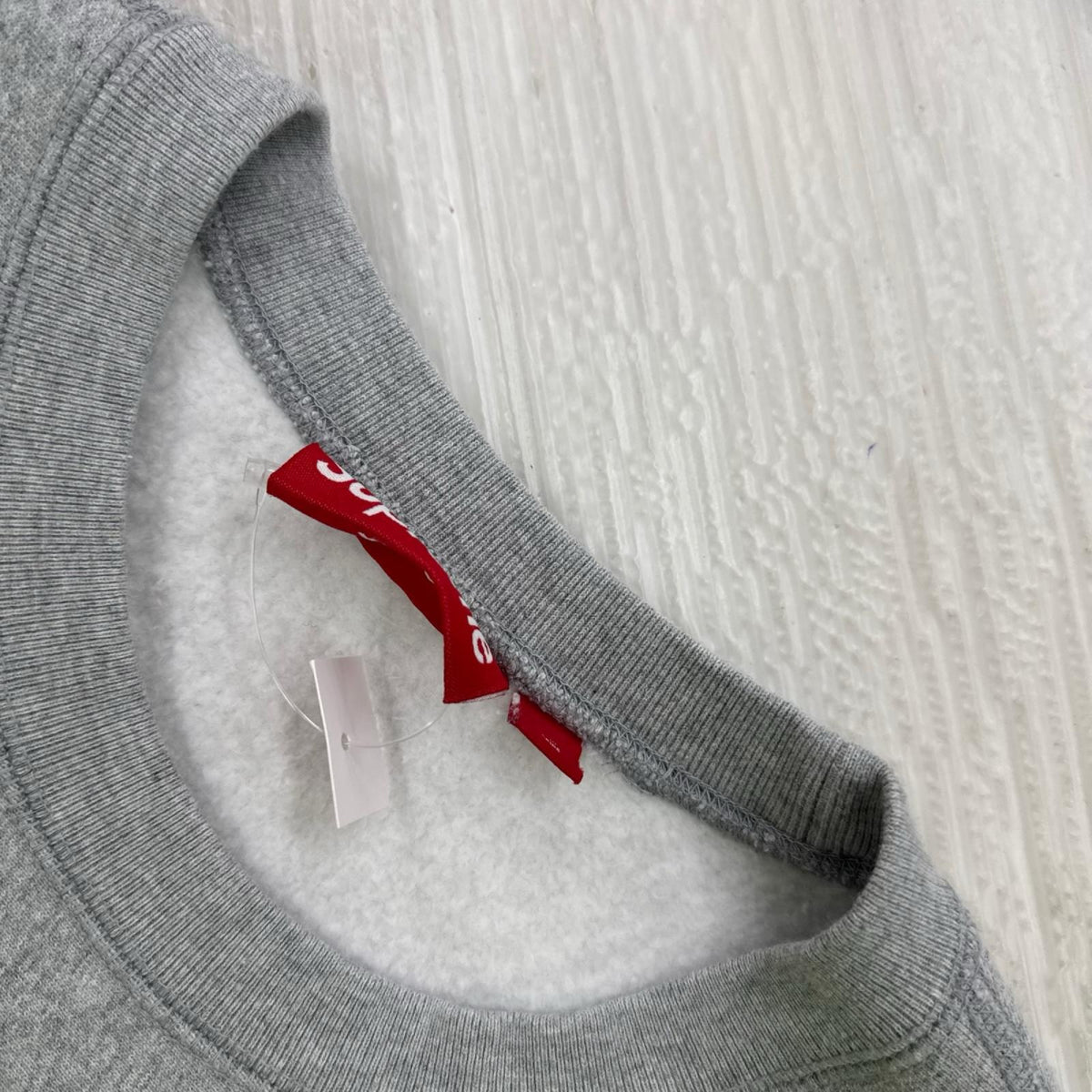 スウェット 26SS washed crewneck グレー