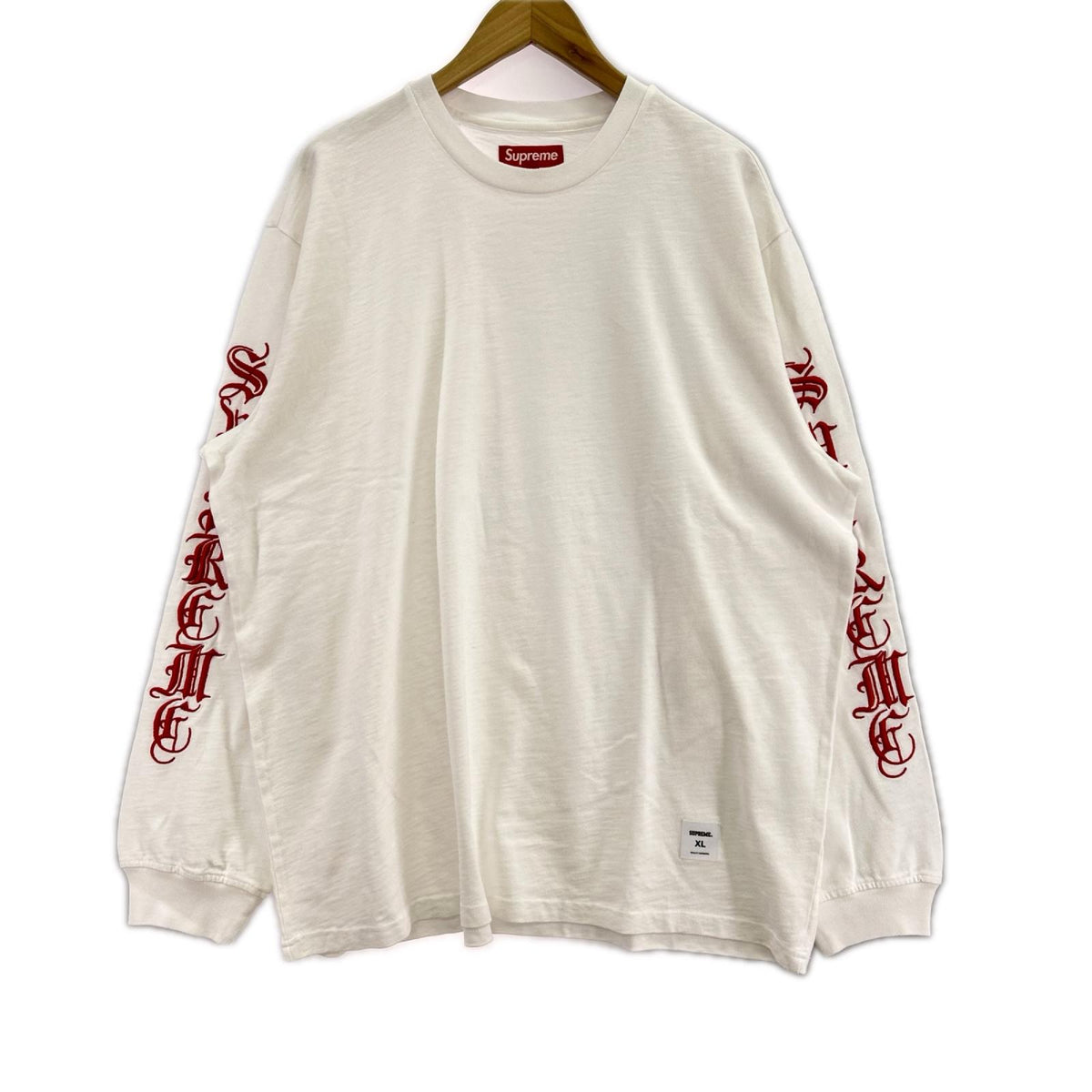 長袖Tシャツ 26SS Old English Top White ホワイト