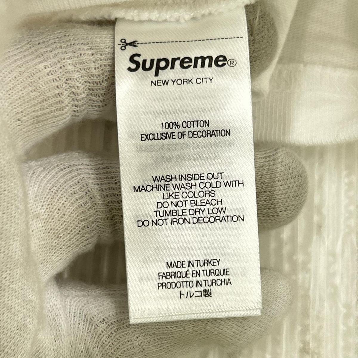 長袖Tシャツ 26SS Old English Top White ホワイト
