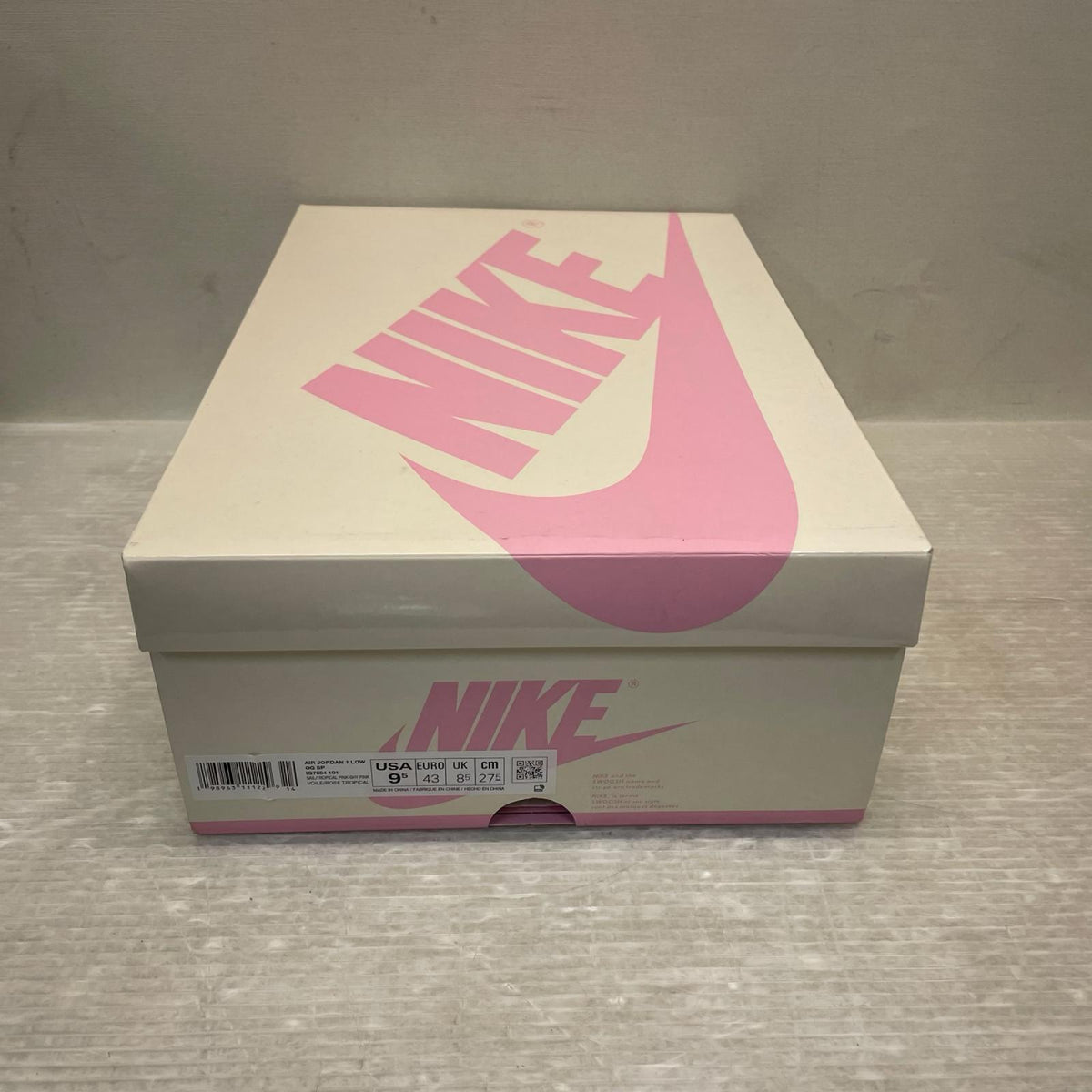 スニーカー NIKE Air JORDAN 1 LOW OG SP スニーカー Tropical Pink 27.5cm (US9 1/2 UK9 EU45) ピンク