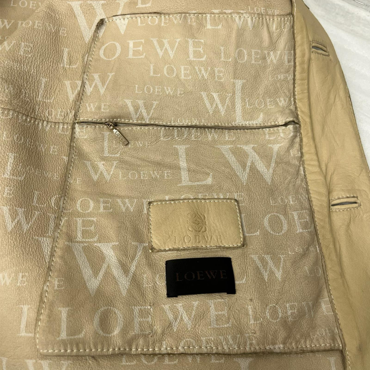 LOEWE/ラムレザーコート/サイズ58