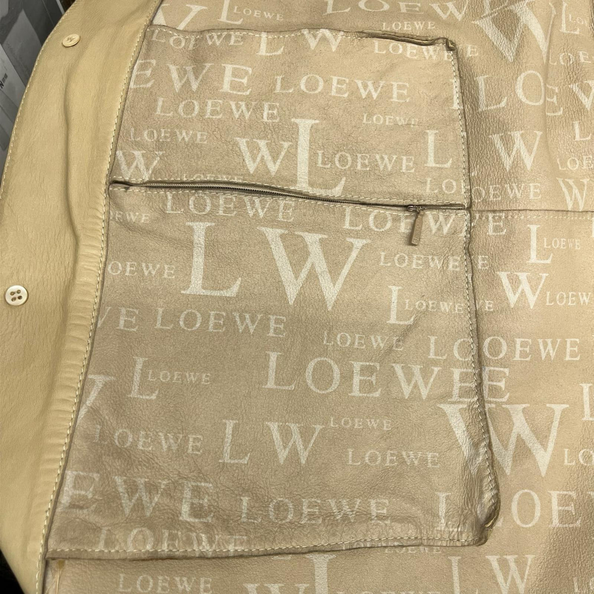 LOEWE/ラムレザーコート/サイズ58