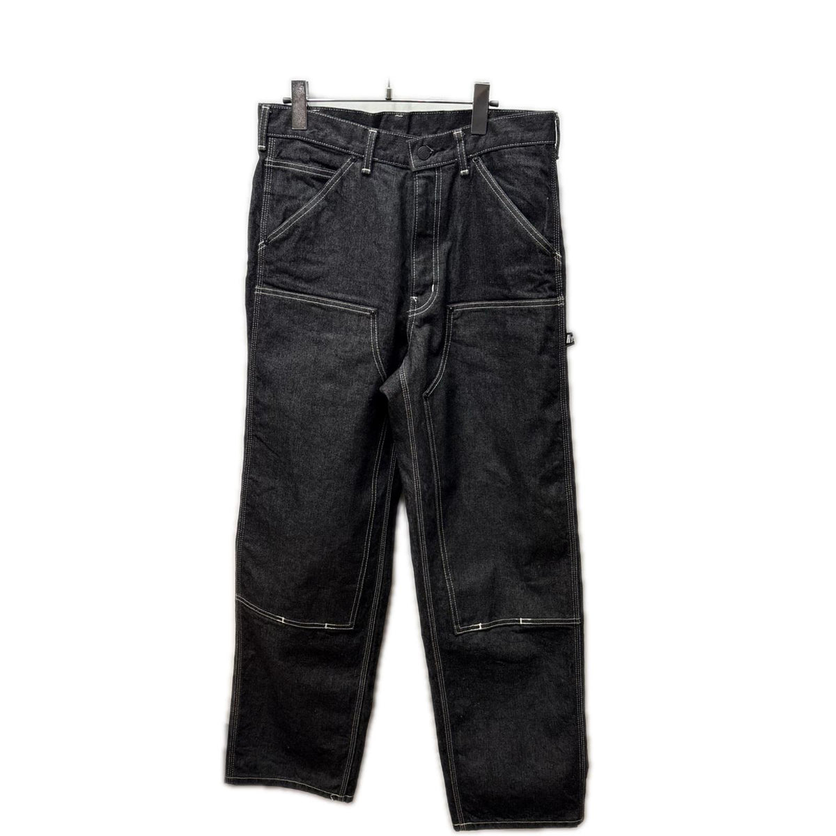 デニムパンツ 25AW ダブルニーデニムパンツ S ブラック