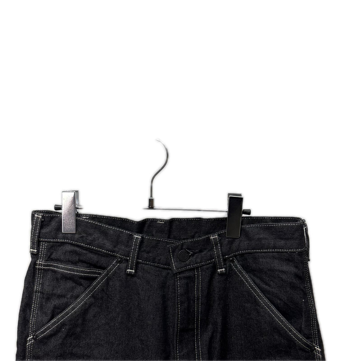 デニムパンツ 25AW ダブルニーデニムパンツ S ブラック