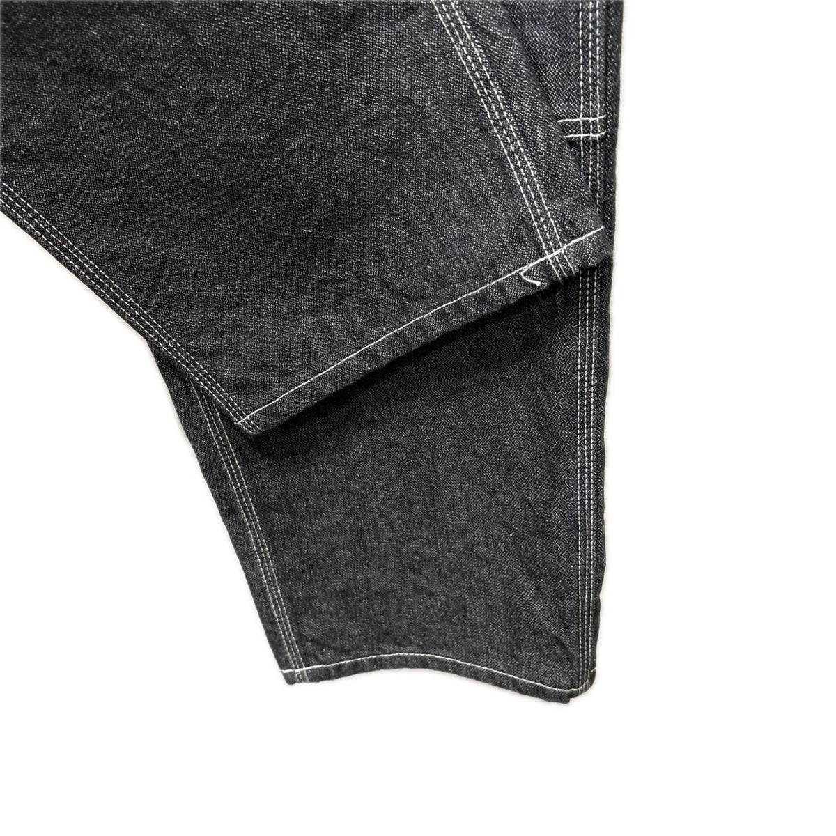 デニムパンツ 25AW ダブルニーデニムパンツ S ブラック