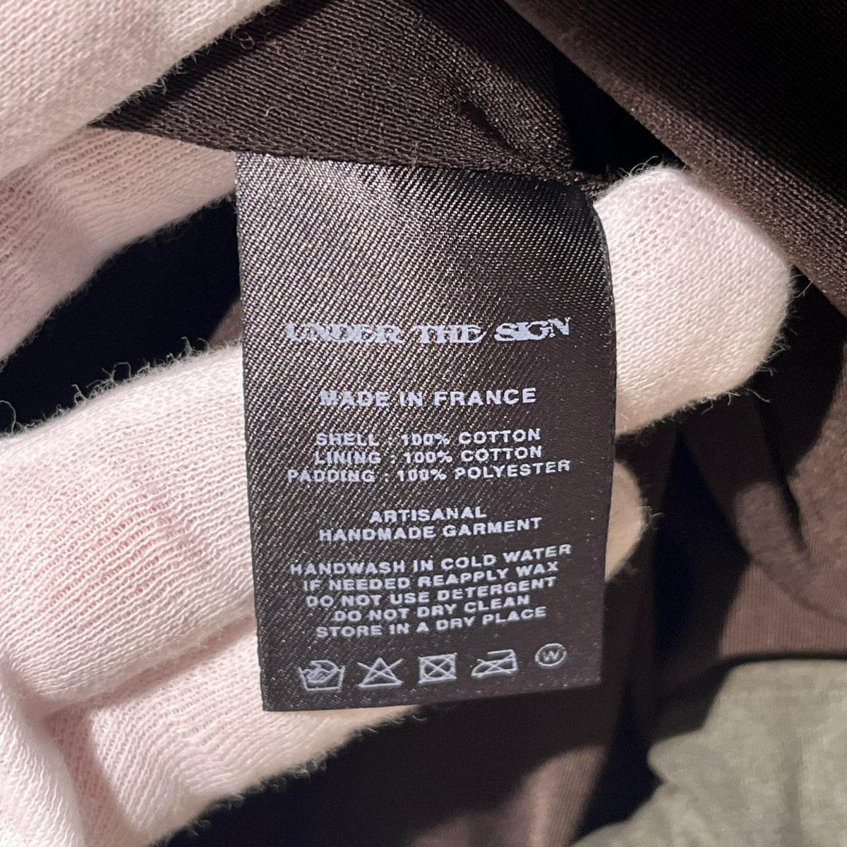 ジャケット UNDER THE SIGN PATCHWORK JACKET L
