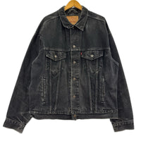 ジャケット Levi's 70507 ブラックデニムジャケット USA製 L ブラック