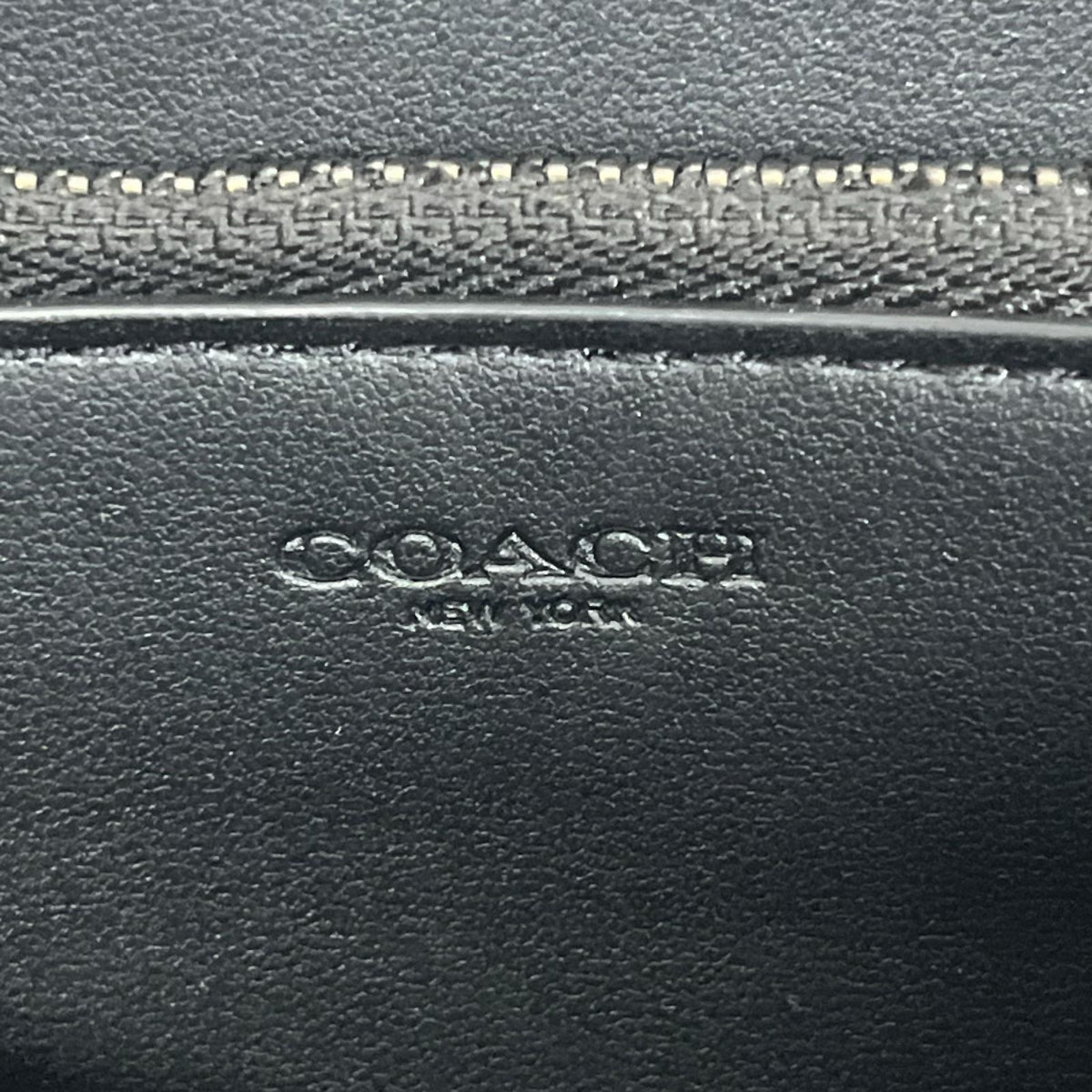 COACH ダブルジップ トラベルオーガナイザー ブラック