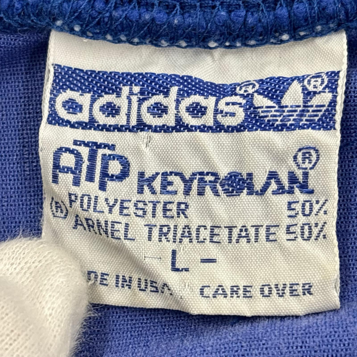 ジャケット ATP トラックジャケット USA製 L 青 L ブルー