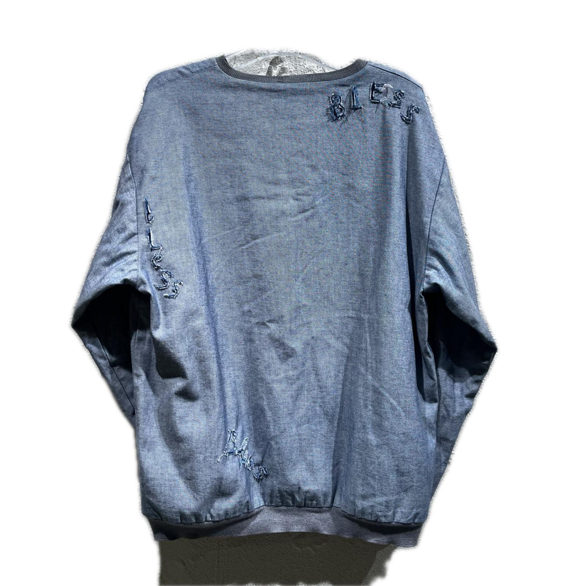 スウェット Lightblue Denim Sweatshirt L