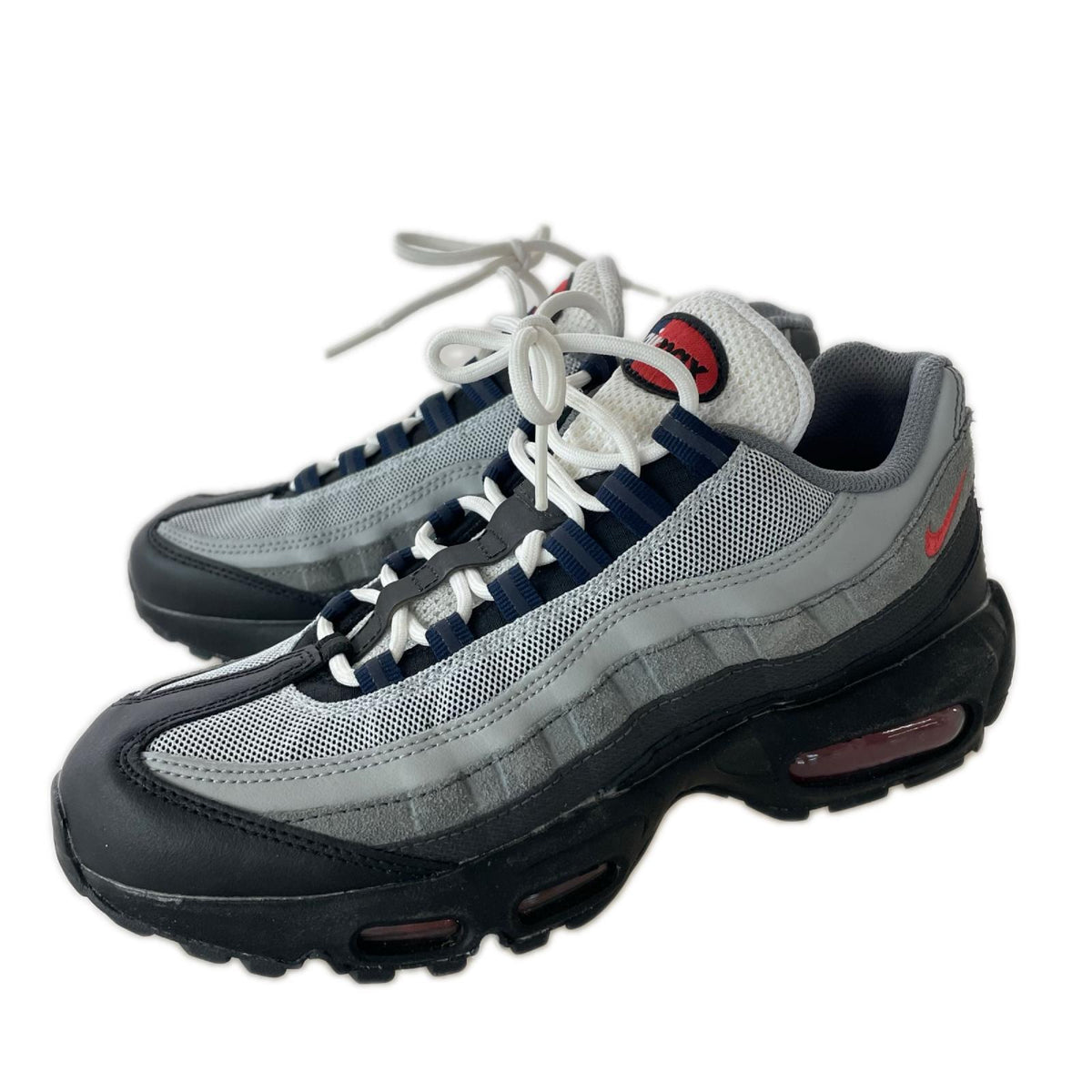 スニーカー Air Max 95 "Black/Track Red" 25cm 25cm (US7 UK6 1/2 EU40) グレー