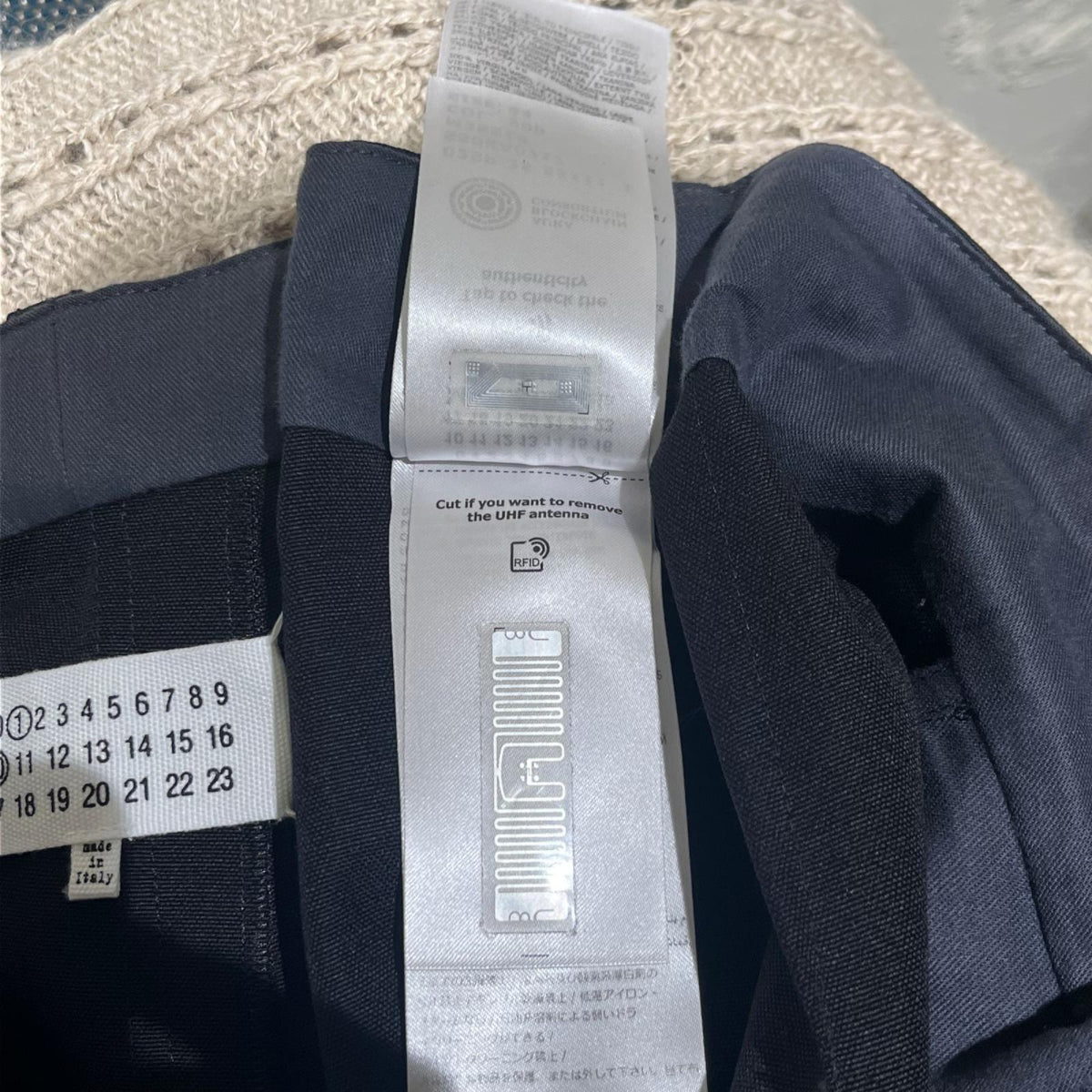 パンツ 25AW Belted Wool Trousers