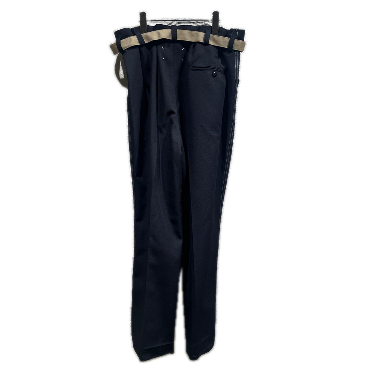 パンツ 25AW Belted Wool Trousers