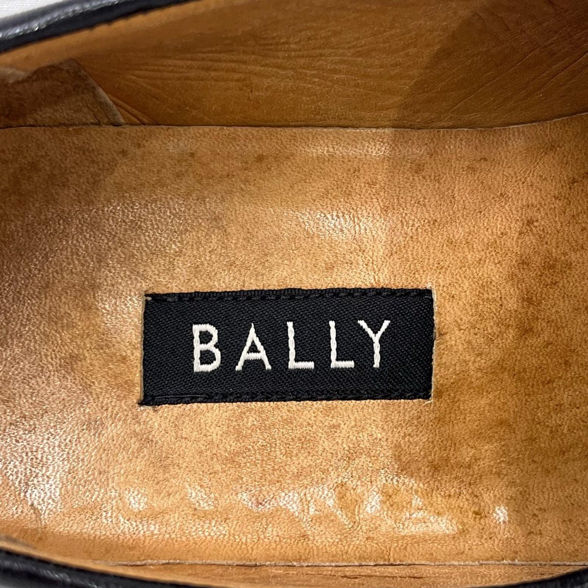 ローファー BALLY レザーペニーローファー 6 1/2 D ブラック ブラック