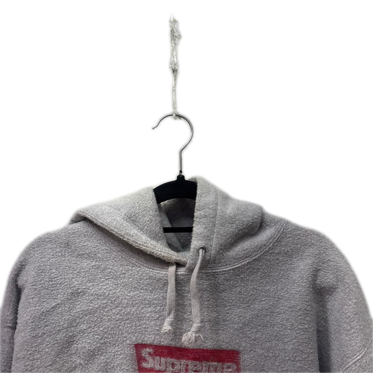 パーカー 23SS Inside Out Box Logo Hooded Sweat S グレー