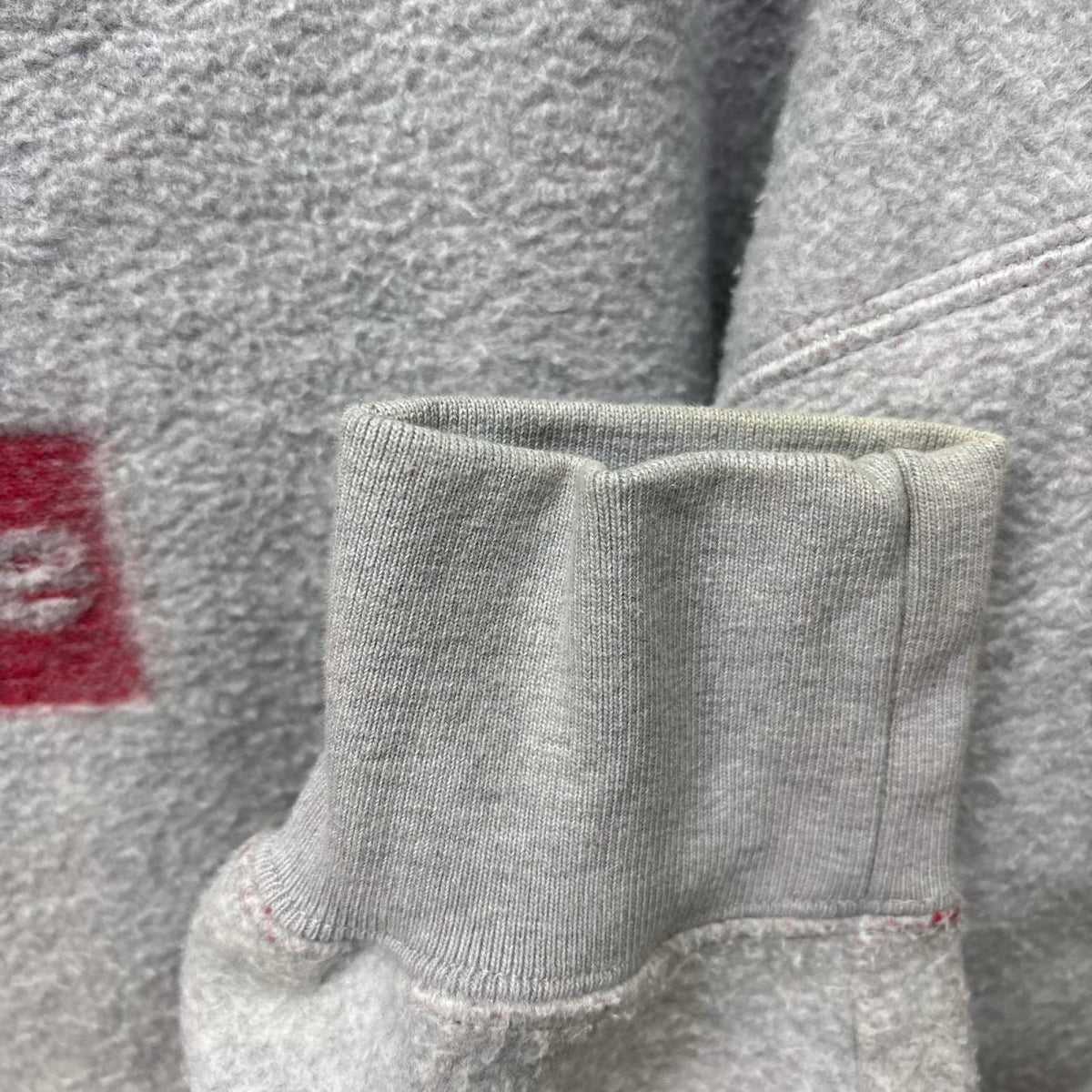 パーカー 23SS Inside Out Box Logo Hooded Sweat S グレー