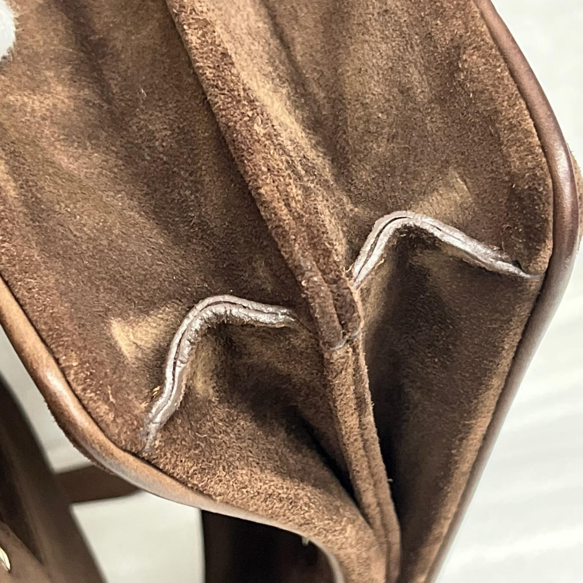 FENDI/FFロゴ/スエードショルダーバッグ