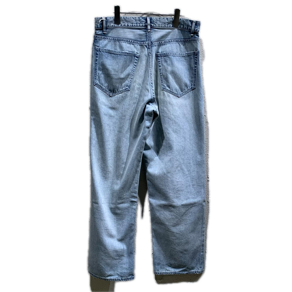 デニムパンツ 26ss FADED LIGHT DENIM WIDE PANTS