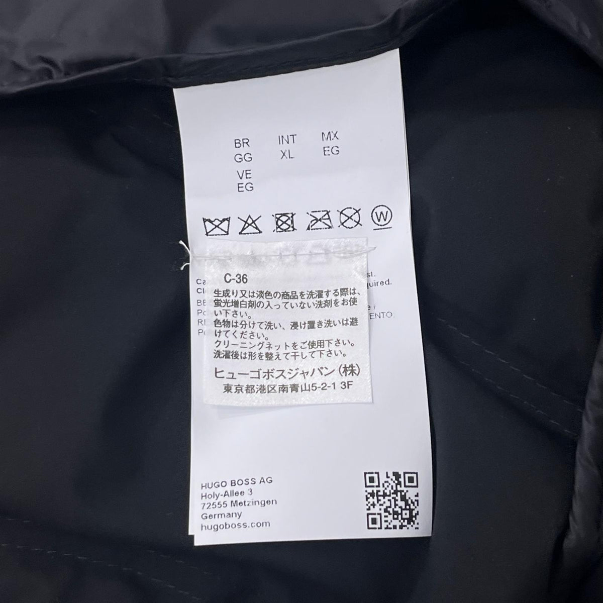 ダウンベスト HUGO BOSS ダウンベスト ブラック