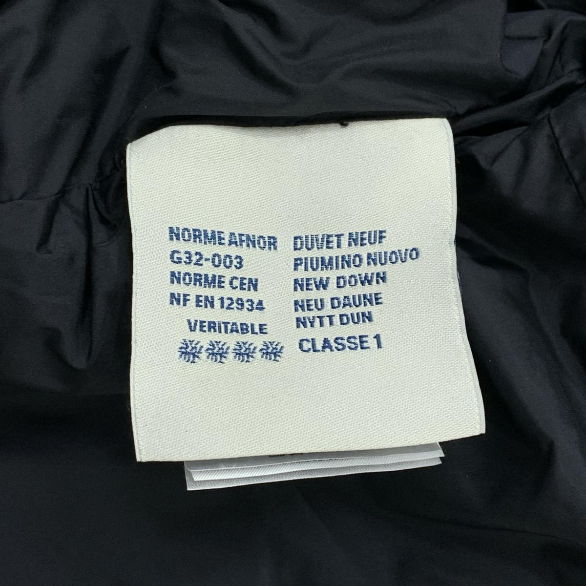 ダウンジャケット MONCLER CHICOREE GIUBBOTTO ラインダウンジャケット 0 ブラック 0 ブラック