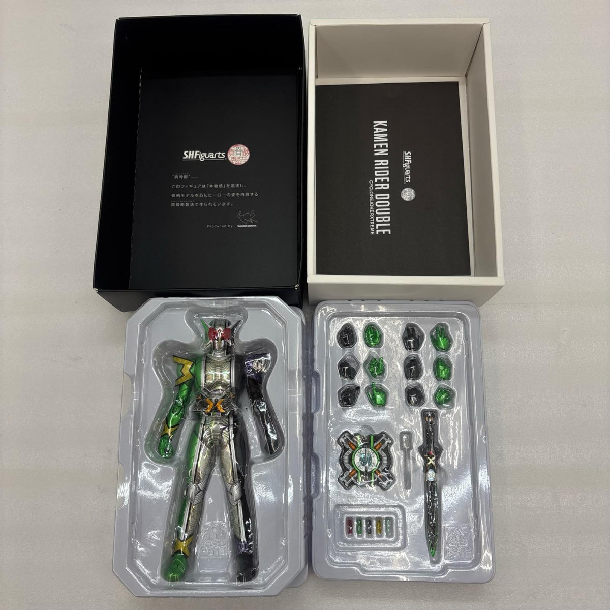 真骨彫製法 サイクロンジョーカーエクストリーム 仮面ライダーW BANDAI フィギュア/グッズ
