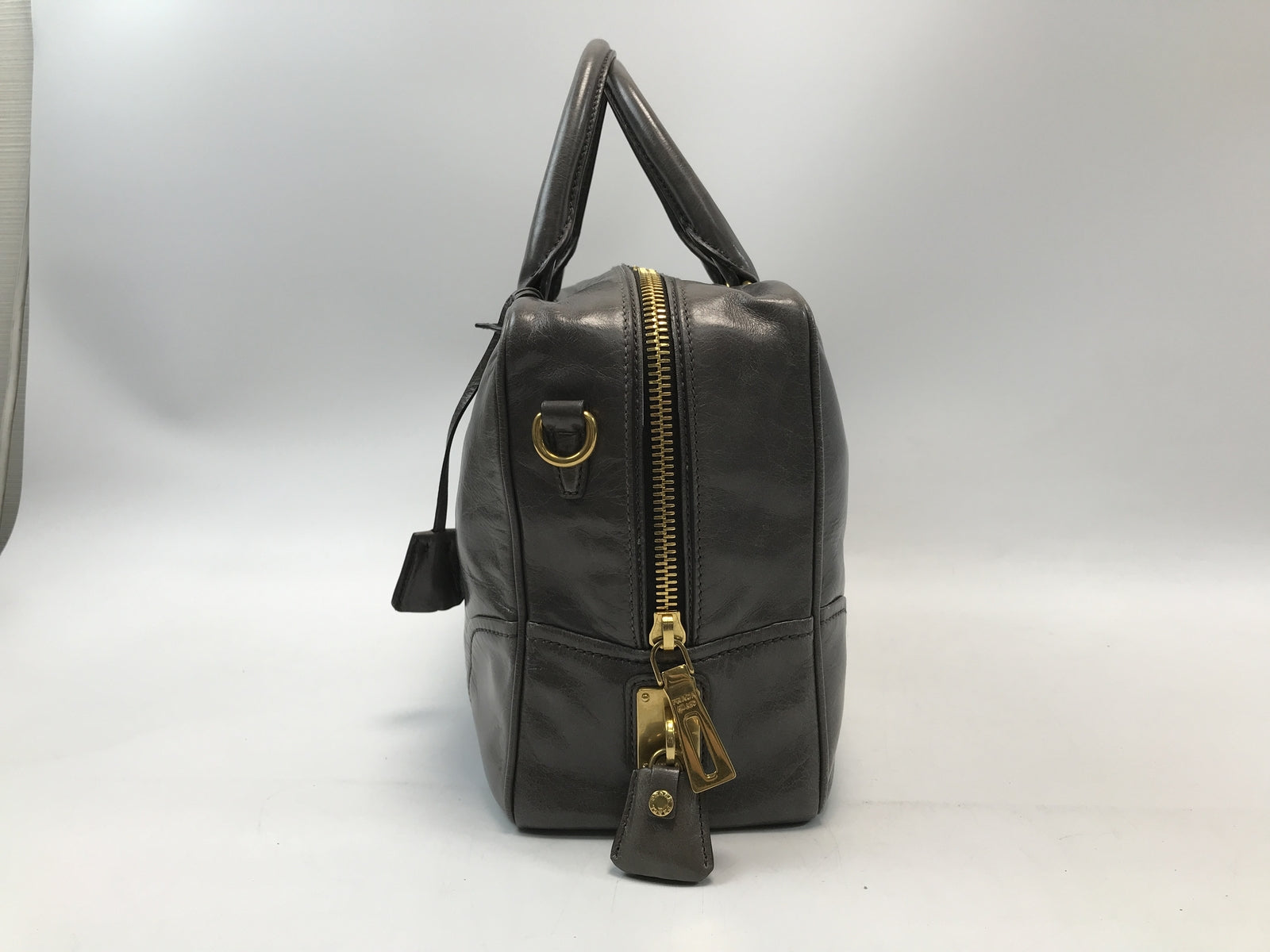 PRADA/ボストンバッグ/レザー