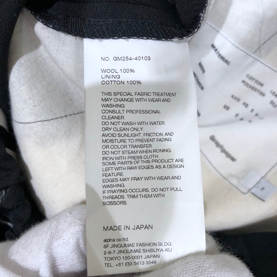 パンツ × CAMIEL FORTGEN Scale Off-Wool Pants 2