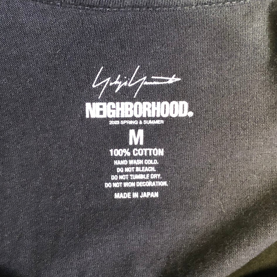 半袖Tシャツ ×Yohji Yamamoto 23SS SSTEE M ブラック