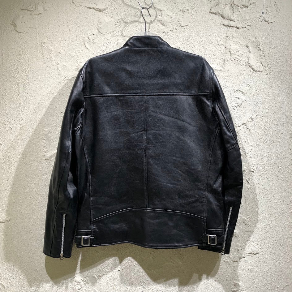 レザージャケット DOUBLE BREST RIDERS XL ブラック